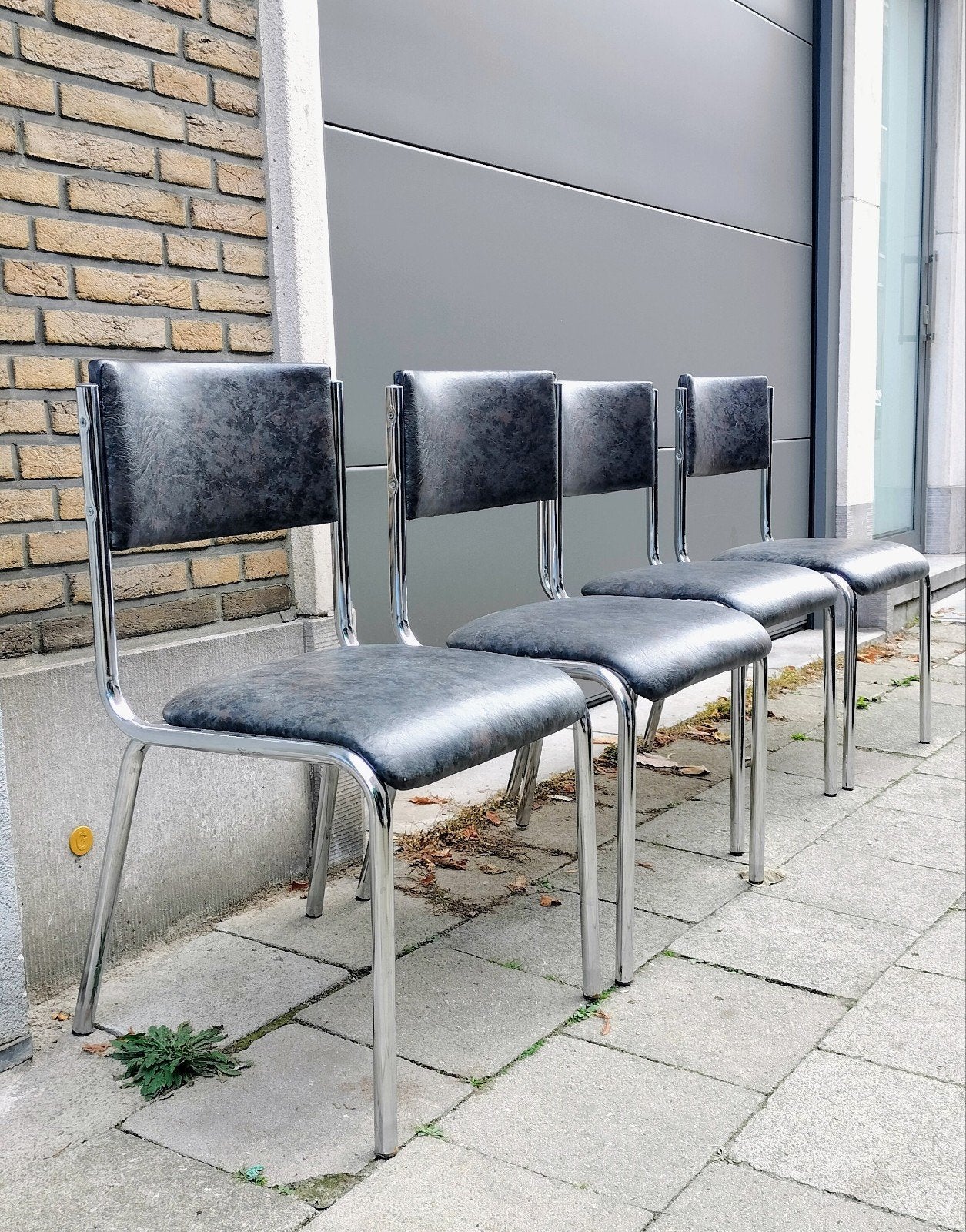 vintage buizenframe Tubbax stoelen, Ophalen