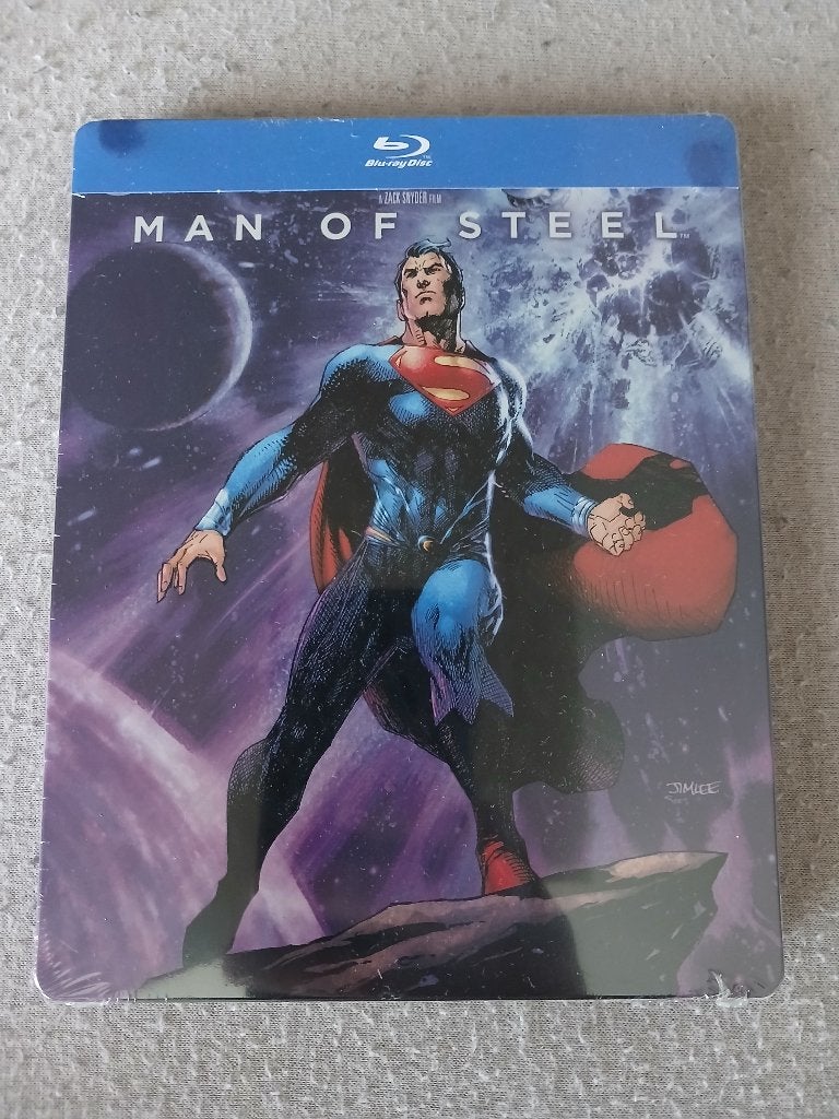 MAN OF STEEL STEELBOOK, Inclusief DVD, Engels, Ophalen of Verzenden, Nederlands