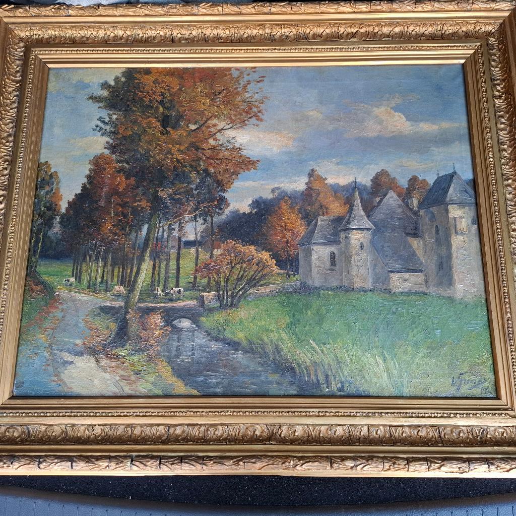 tableau antique, Antiek en Kunst, Ophalen of Verzenden