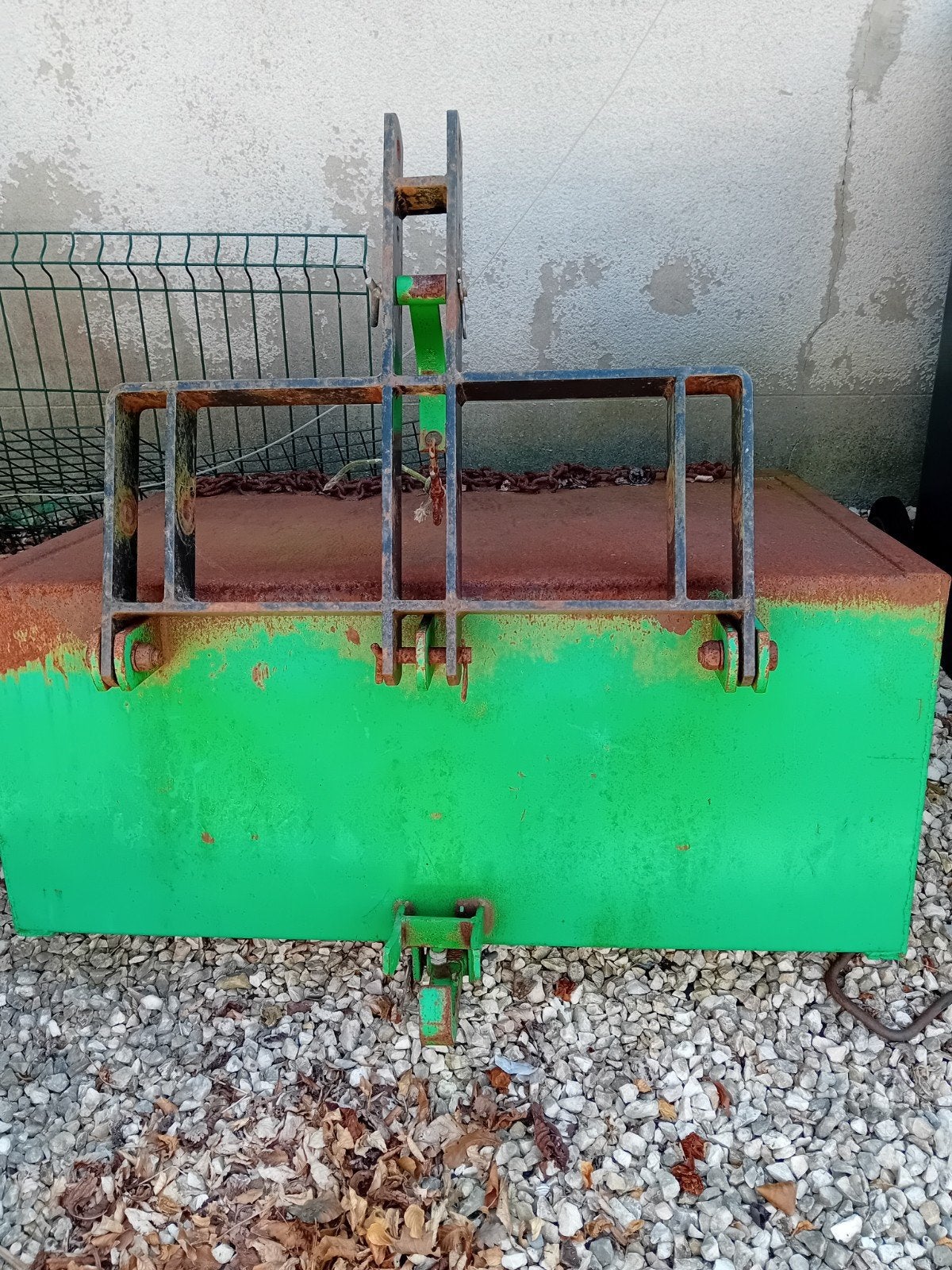 Kleine laadbak voor tractor, Ophalen