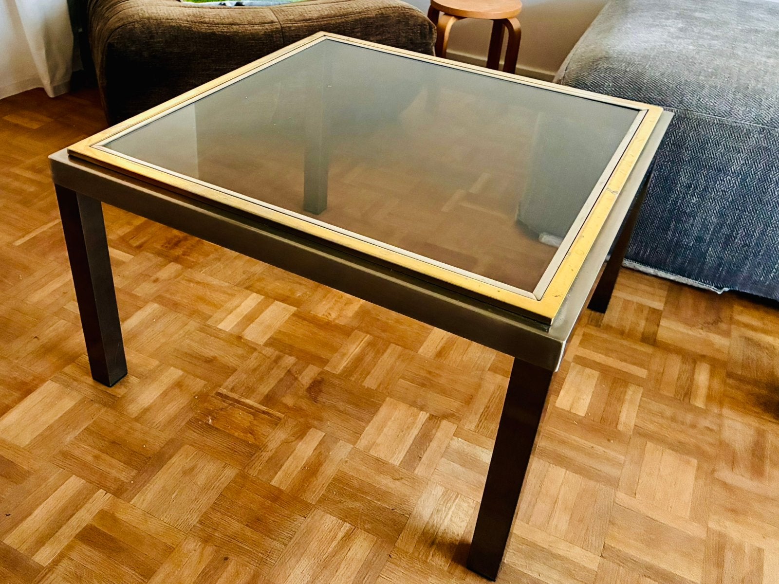 Vintage salontafel Belgo Crom, Ophalen, Gebruikt