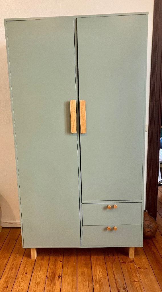 Placard, Couleur vert d’eau, Comme neuf, 50 à 100 cm, 50 à 75 cm