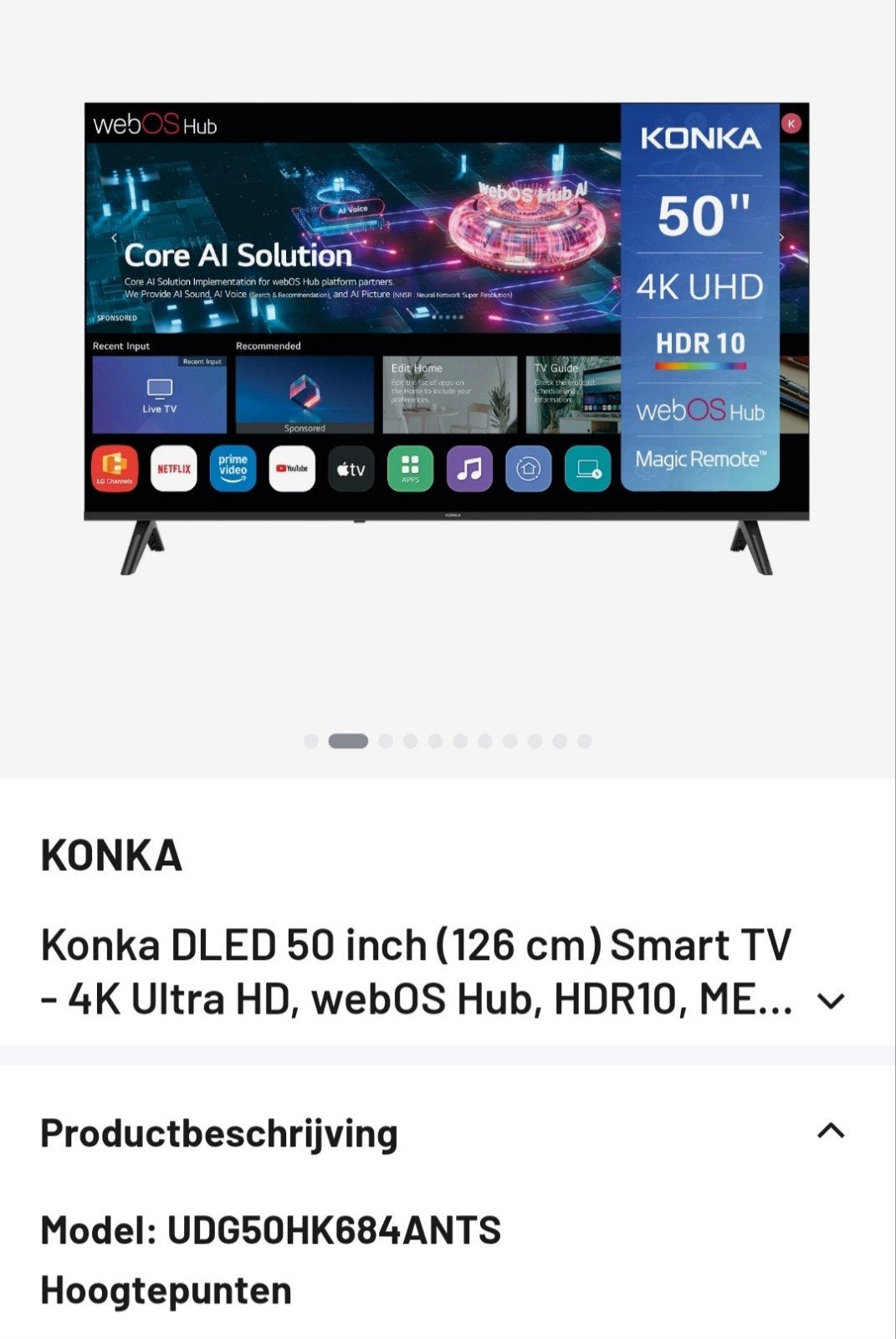 te koop, Ophalen, Zo goed als nieuw, LED
