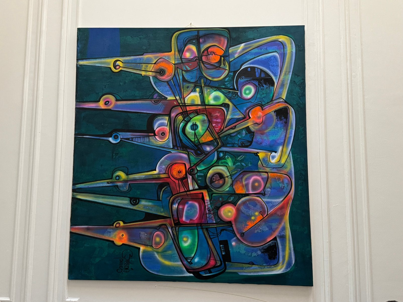 Groot schilderij, Enlèvement