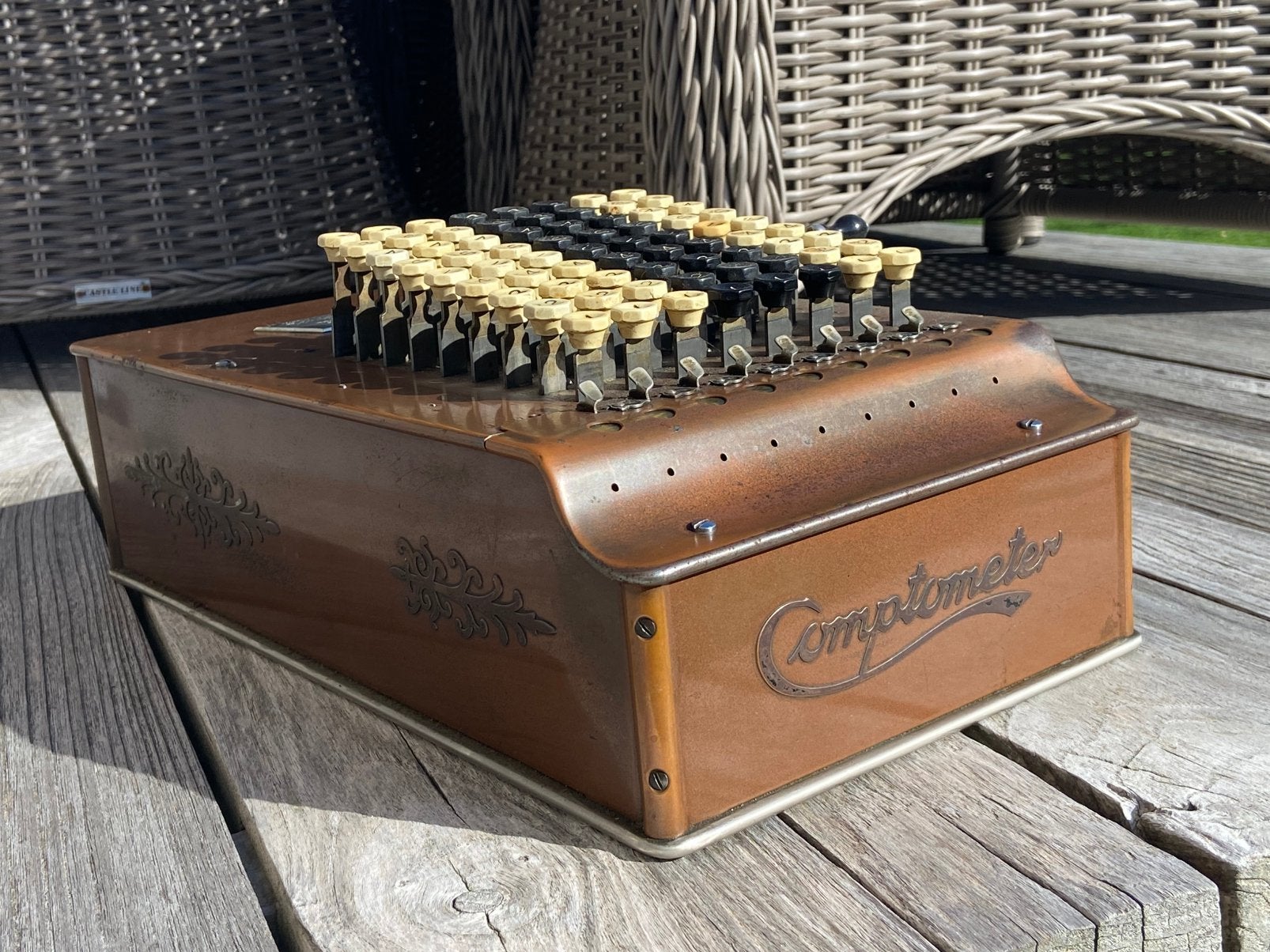 Authentique Comptomètre Mécanique 1923 – Déco Industrielle, Enlèvement