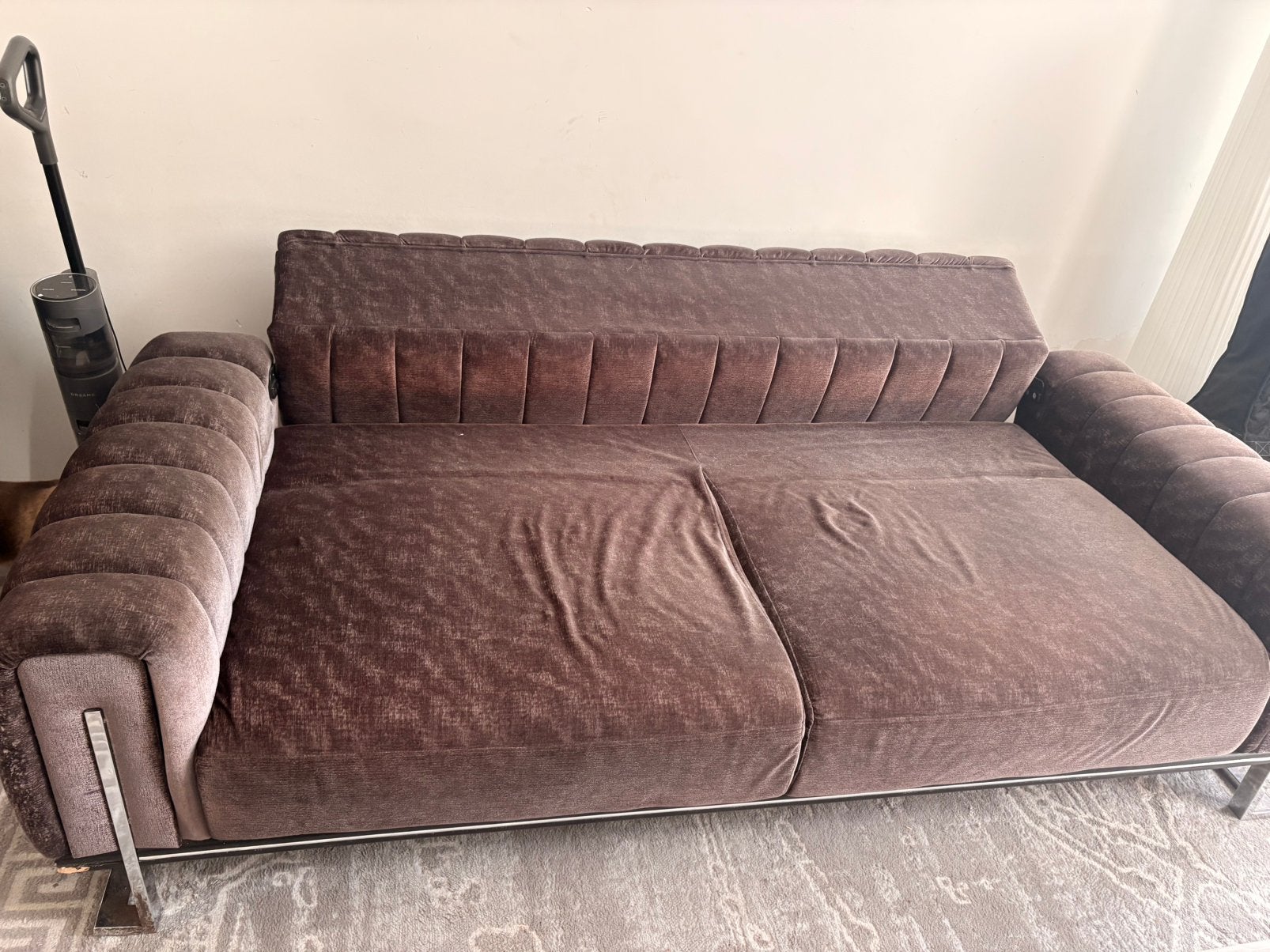 Canapé moderne convertible en lit – Très bon état, Maison & Meubles, Enlèvement, Comme neuf