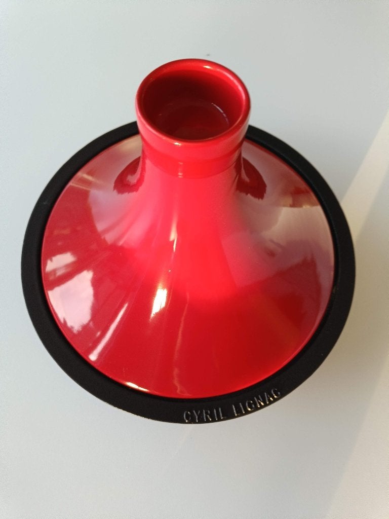Tajine cyril lignac, Maison & Meubles, Enlèvement ou Envoi, Tajine, Comme neuf, Autres marques