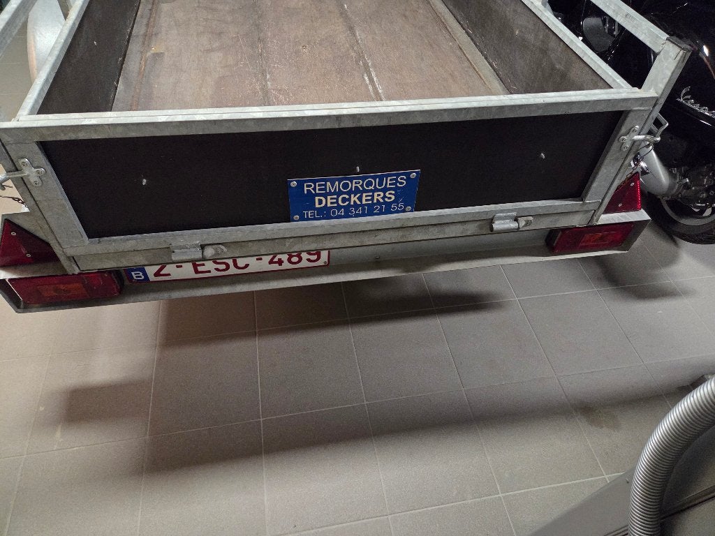 Remorque Deckers 2M X 1,25M, Enlèvement, Comme neuf