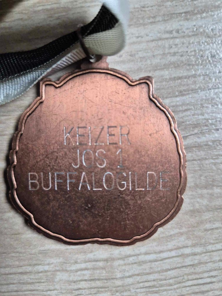 Carnaval medaille Hoboken buffalo gilde / keizer jos I, Ophalen of Verzenden