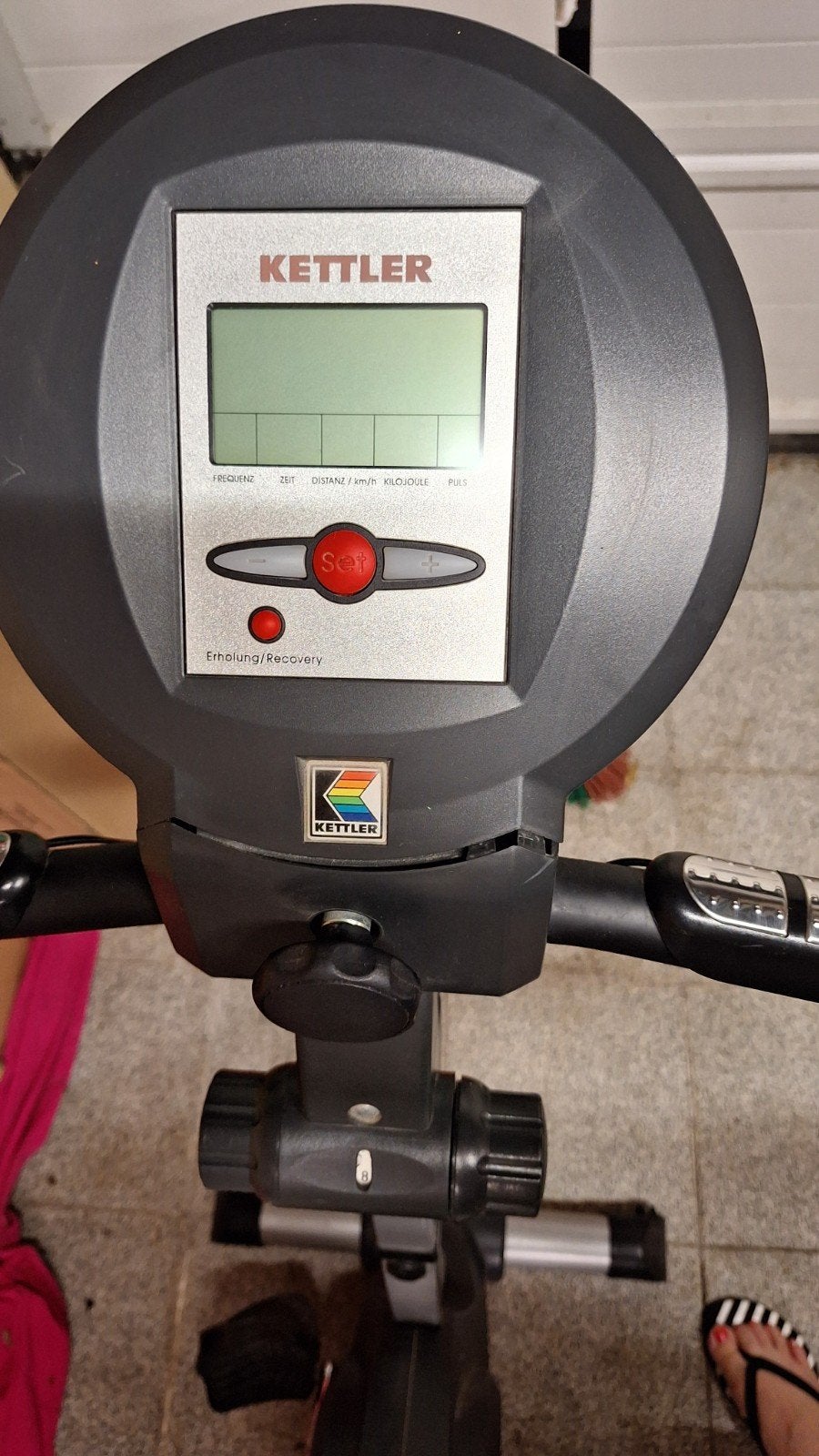 Kettler Corsa hometrainer – 10 weerstandsniveaus, Sport en Fitness, Ophalen, Gebruikt, Hometrainer