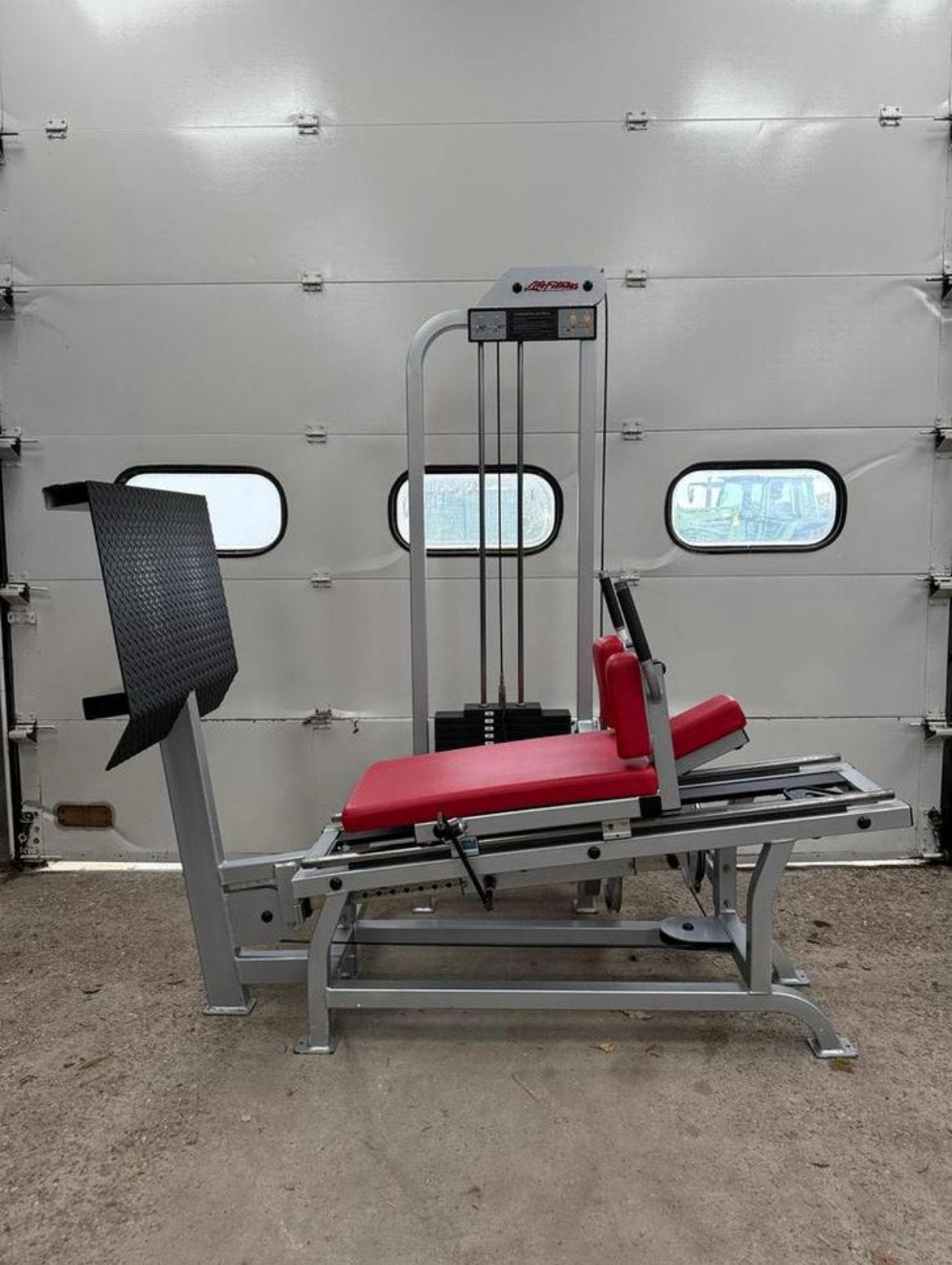 Life Fitness pro 1 hacksquat / legpress / leg press, Sport en Fitness, Ophalen, Gebruikt, Benen, Overige typen