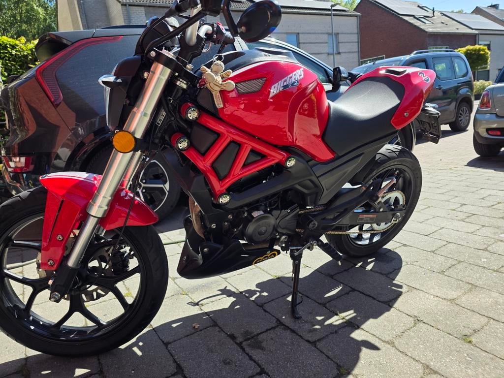Magpower biggers (mini Ducati), Ophalen