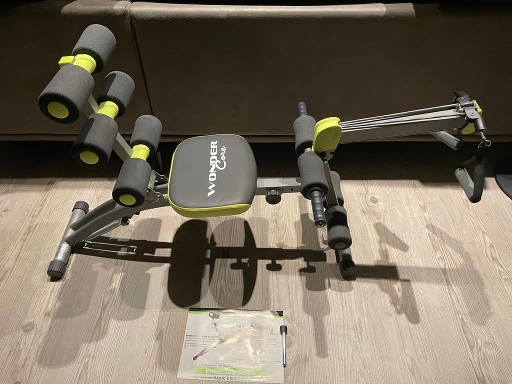 Wonder Core 2 Total Gym – fitness toestel voor thuis, Enlèvement, Comme neuf, Pectoraux