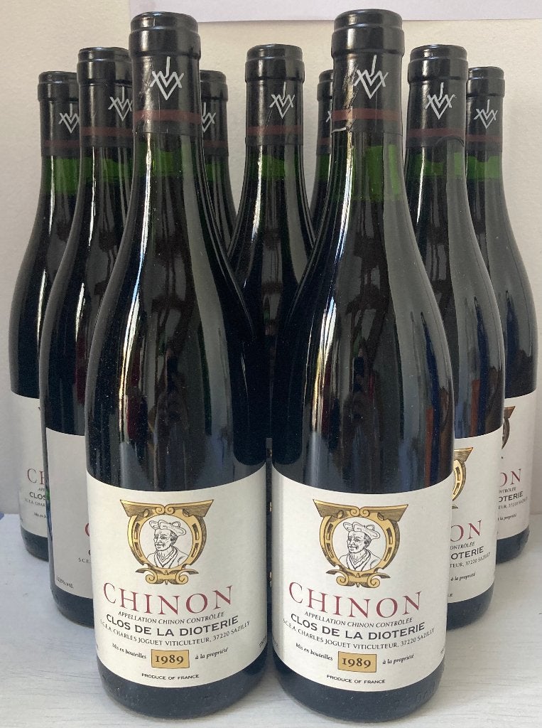 Joguet — Clos de la Dioterie 1989 — 9 bouteilles, Collections, Vins, Neuf, Pleine, Enlèvement, Vin rouge