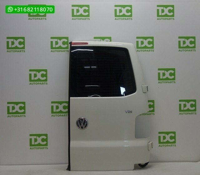 Volkswagen T5 ('03-'09) Achterdeur rechts met ruit wit, Gebruikt, Achter, Ophalen of Verzenden