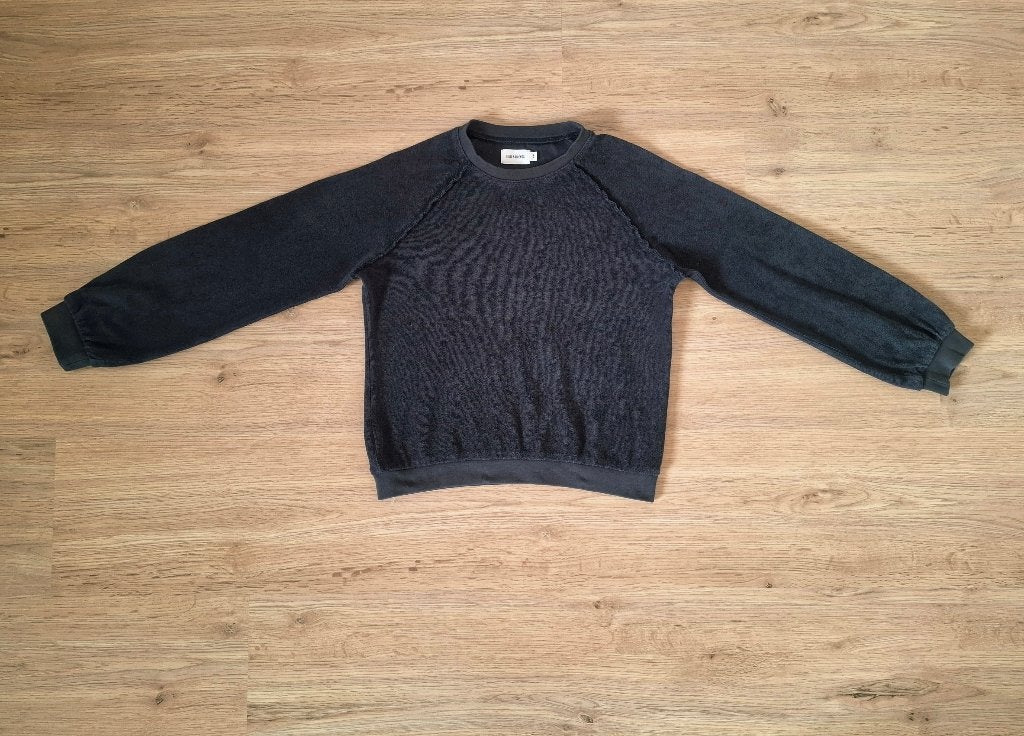 Pull en éponge gris foncé Filou & Friends - Taille 128, Garçon ou Fille, Enlèvement ou Envoi, Pull ou Veste, Comme neuf