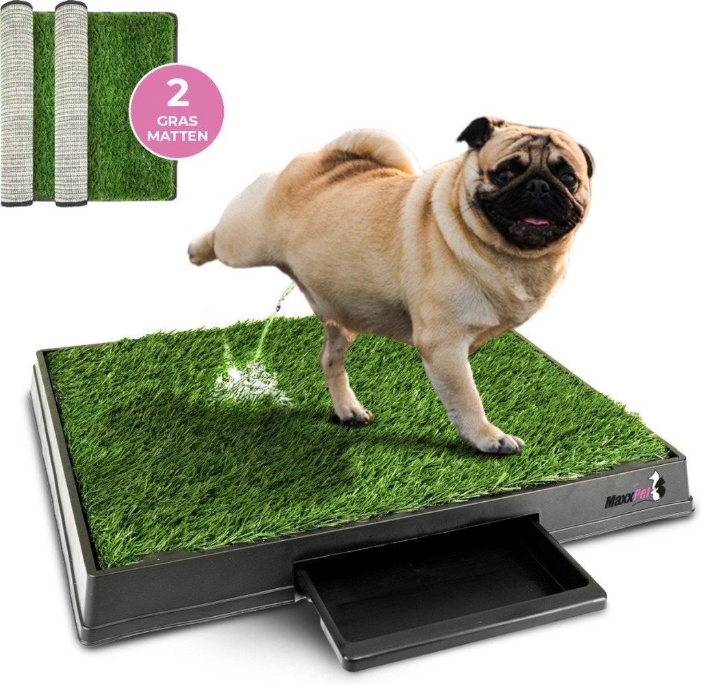 MaxxPet Hondentoilet Kunstgras 64x52 cm – incl. extra grasm, Enlèvement ou Envoi, Neuf