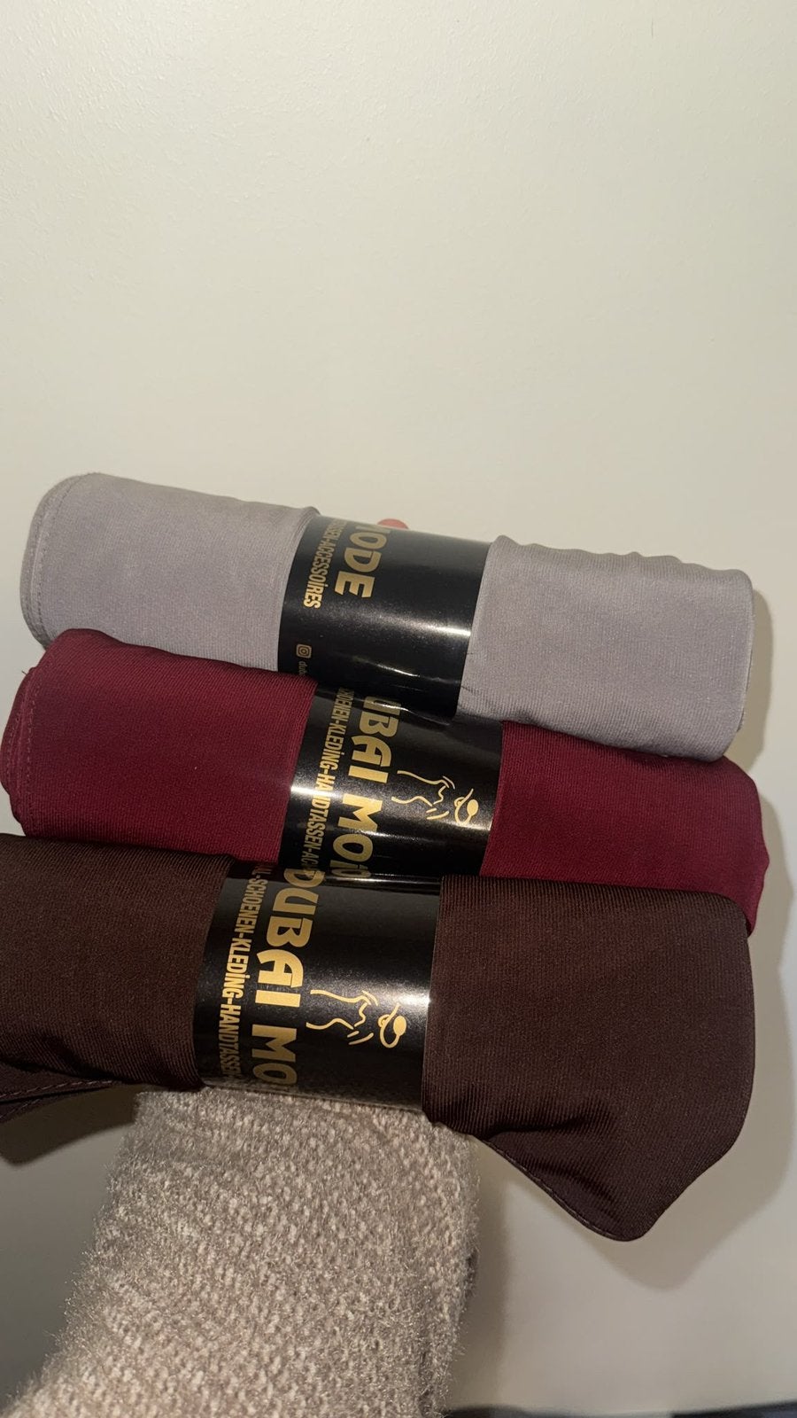 3 Premium jersey sjaals, Ophalen of Verzenden, Nieuw