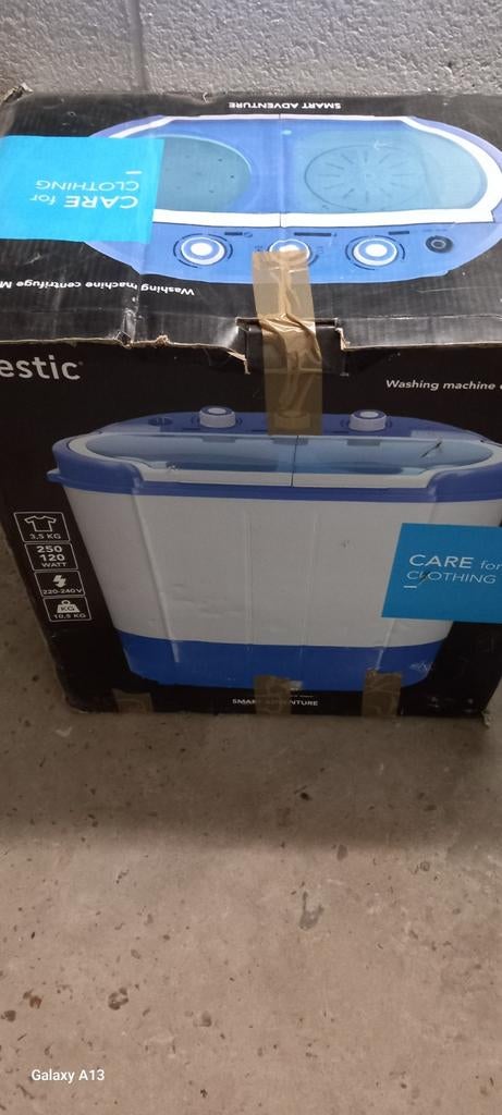 Mestic mini wasmachine 3.5kg, Enlèvement