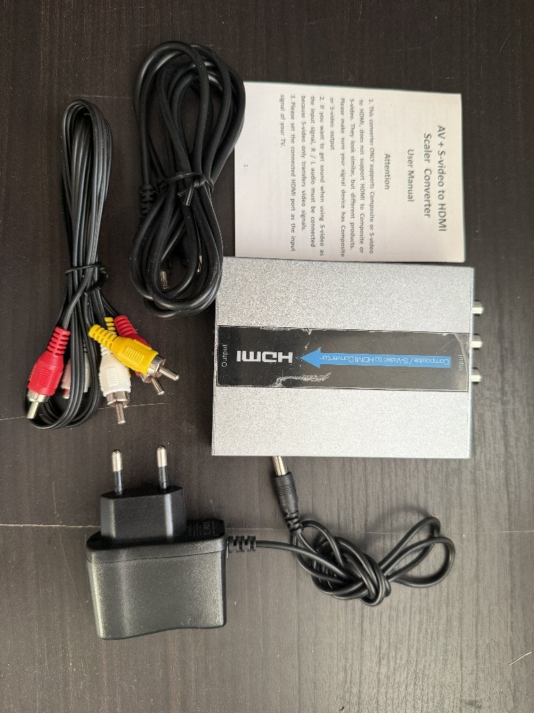 Convertisseur RCA S-Vidéo vers HDMI, TV, Hi-fi & Vidéo, Convertisseurs, Enlèvement ou Envoi, Utilisé