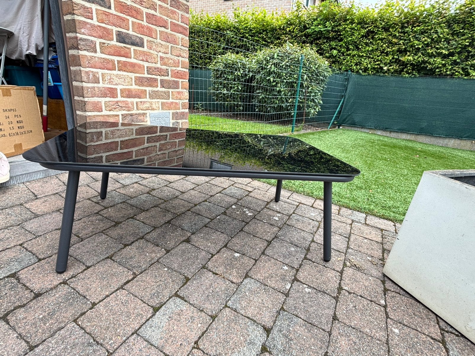 Salontafel voor buiten, Ophalen, Gebruikt, Rechthoekig