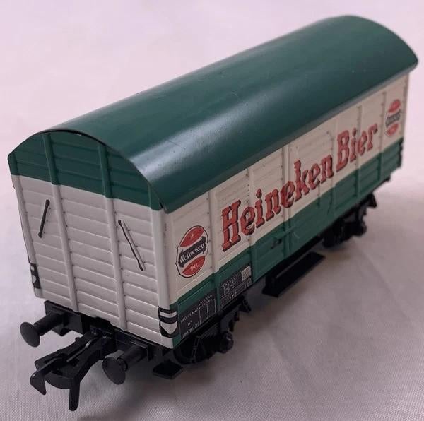 Fleischmann 5026 H0 Koelwagen Heineken NS Blikken Wagen, Gelijkstroom, Verzenden, Fleischmann, Wagon