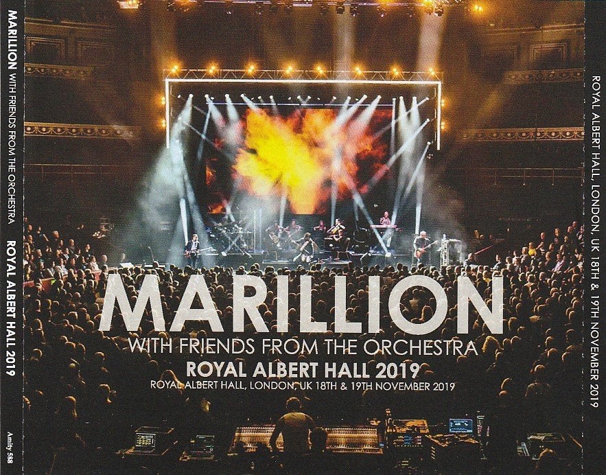 4 cd's - MARILLION - Live Royal Albert Hall 2019, Import, Hardrock, Ophalen of Verzenden, Live-album