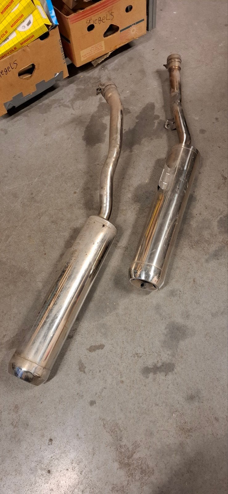 kawasaki zzr1400 uitlaat dempers demper zzr 1400, Motoren, Ophalen of Verzenden