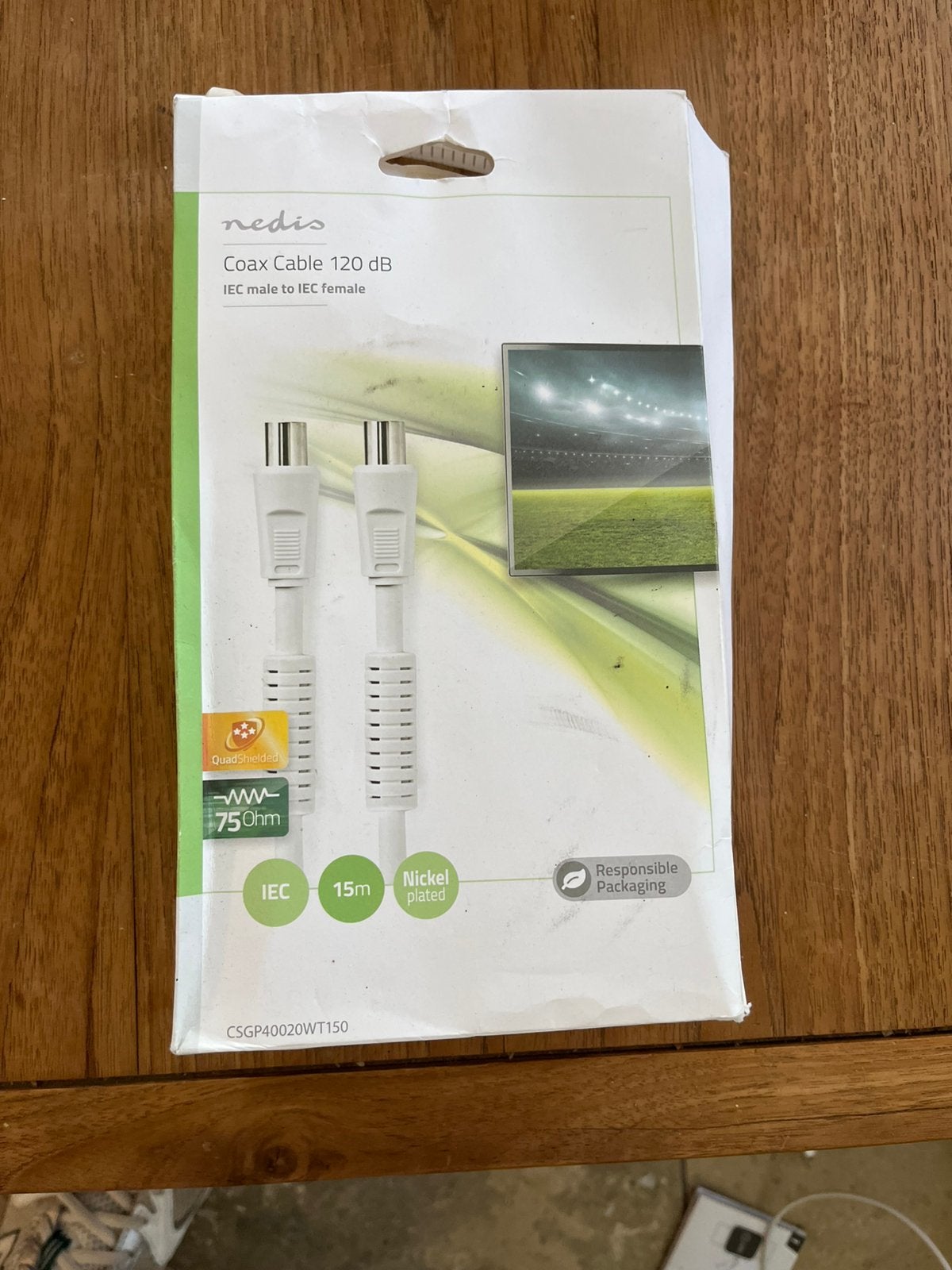 Coax kabel 15 m, Ophalen, Zo goed als nieuw