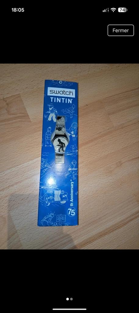 A vendre montre tintin