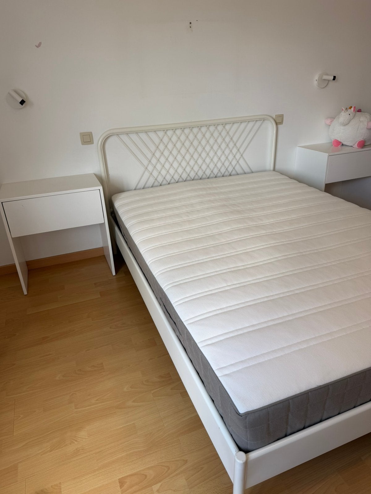 Ikea Nesttun bed 140x200cm, Maison & Meubles, Chambre à coucher | Lits, Comme neuf, Enlèvement
