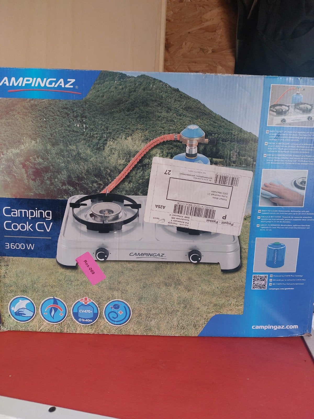 campinggas mobiel kookvuur, Caravans en Kamperen, Ophalen