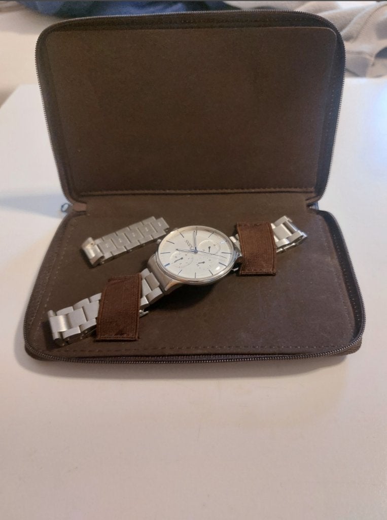 Montre KRNS 3004 pour homme - Argent, Autres marques, Enlèvement ou Envoi, Argent, Acier
