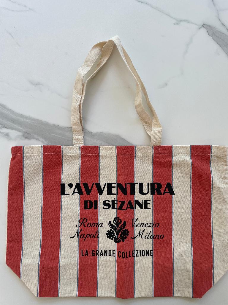 Tote bag Sézane L'Avventura, Enlèvement ou Envoi, Neuf, Rouge, Shopper