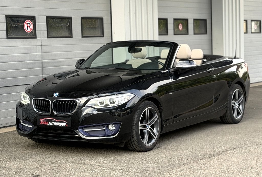 BMW 218 dA/Automaat/Airco/Led/Pdc/Euro6b/Garantie, Auto's, Automaat, 1995 cc, 4 cilinders, Zwart