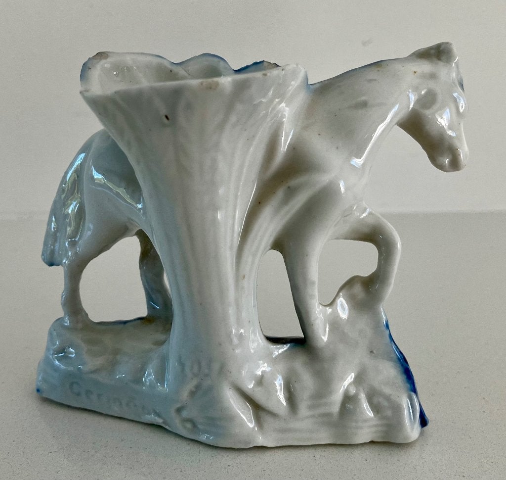 Petit Vase Soliflore Cheval Vintage en Céramique, Antiquités & Art, Enlèvement ou Envoi