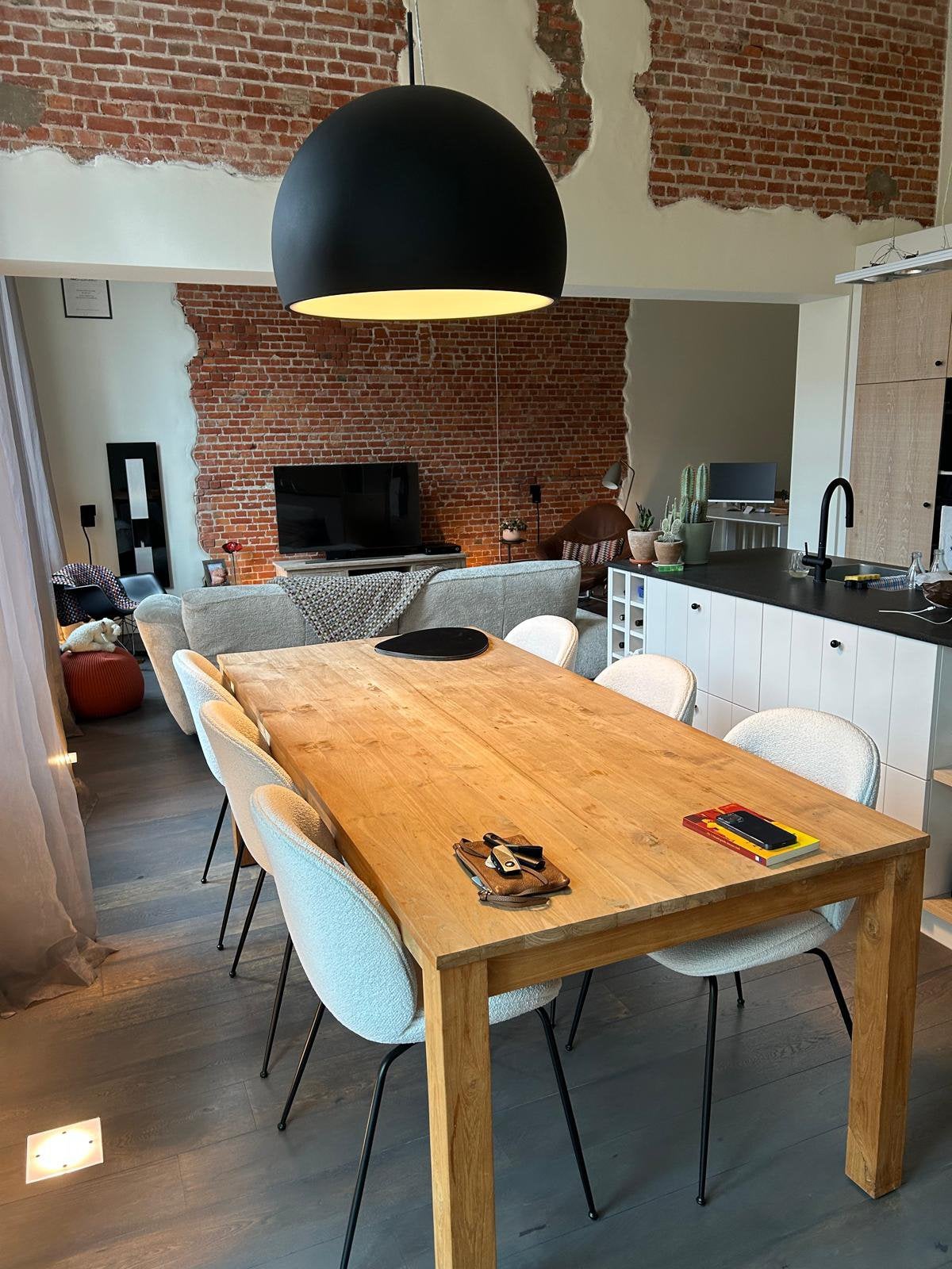 Designlamp - dome, Ophalen, Zo goed als nieuw, Kunststof, Retro-modern