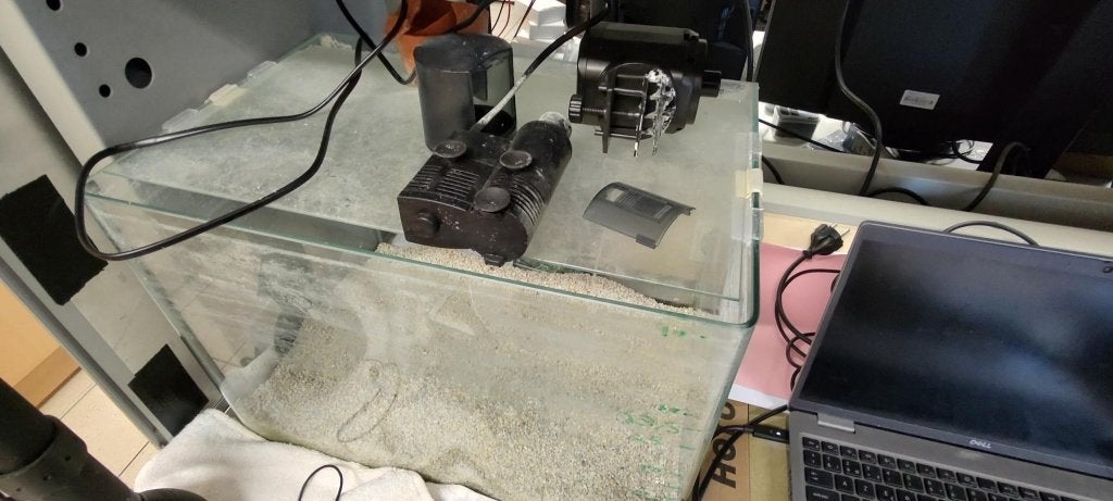 Gebruikt aquarium + accessoire, Dieren en Toebehoren, Ophalen, Gebruikt, Overige merken, Inclusief deksel