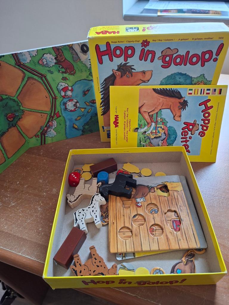 HABA Hop in Galop! Bordspel, Enlèvement, Utilisé, Haba
