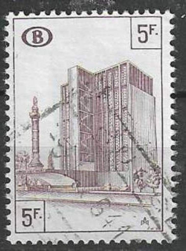 Belgique 1953/1957 - OBP 341TR - Liaison Nord-Sud (ST), Envoi, Affranchi, Oblitéré