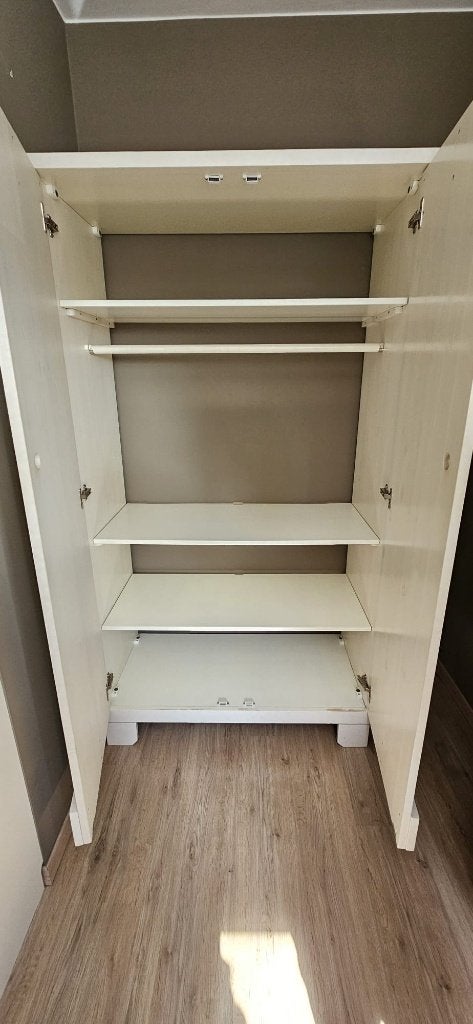 Kinderkleerkast wit, Ophalen, Gebruikt, Kast, 105 cm of meer