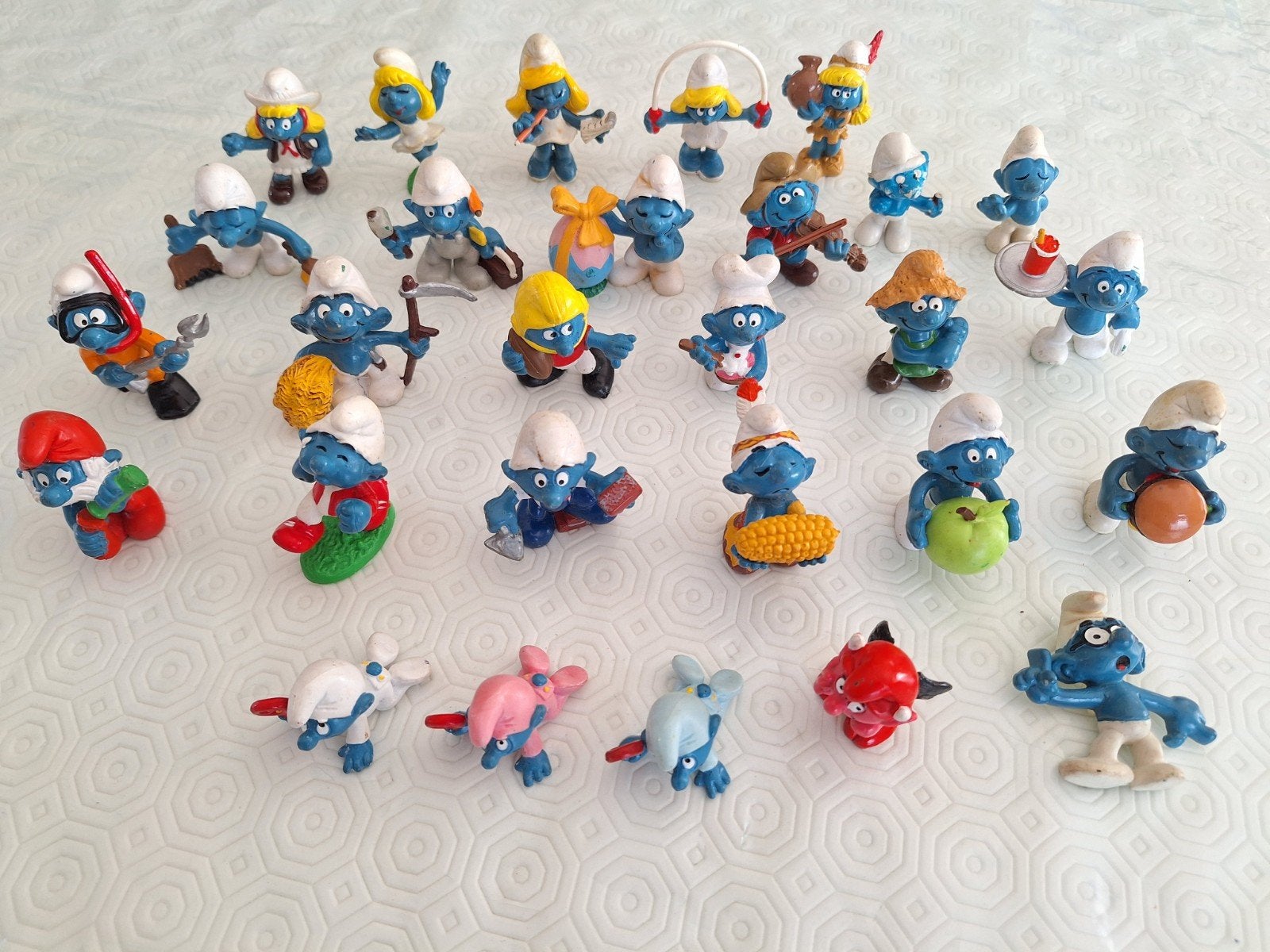 vintage smurfen collectie, Verzamelen, Ophalen of Verzenden