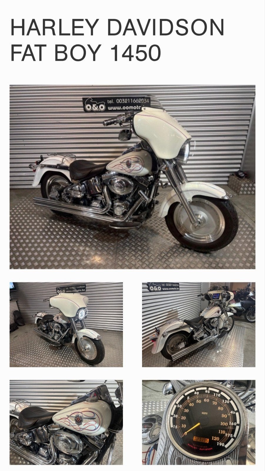 Harley Davidson Fat Boy 1450, Motoren, Ophalen