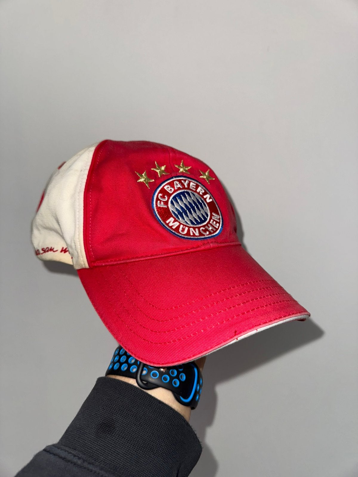 FC Bayern München Vintage Cap, Ophalen of Verzenden, Gedragen, One size fits all, Pet