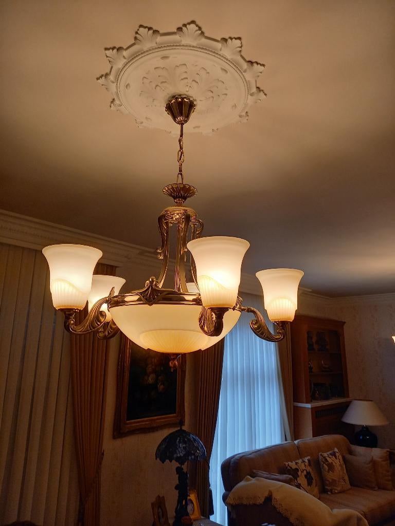 luchter, Huis en Inrichting, Ophalen, Zo goed als nieuw, Glas