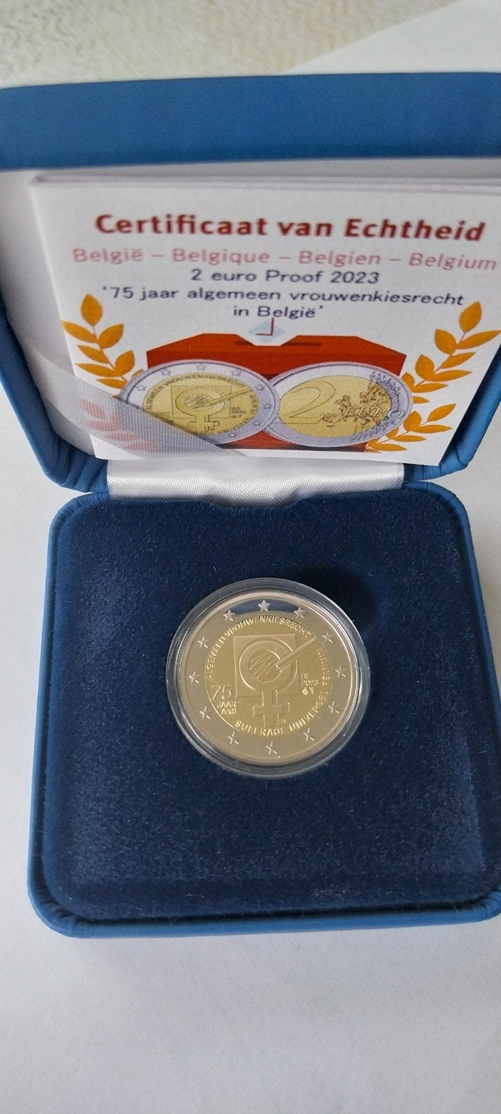 2 € proof België 2023, Postzegels en Munten, Ophalen of Verzenden, België, 2 euro, Setje