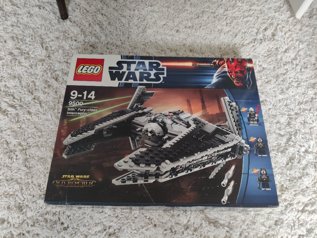 LEGO Sith Fury #9500 complet avec boîte et instructions, Instructions incluses, Lego, Ensemble complet, Comme neuf