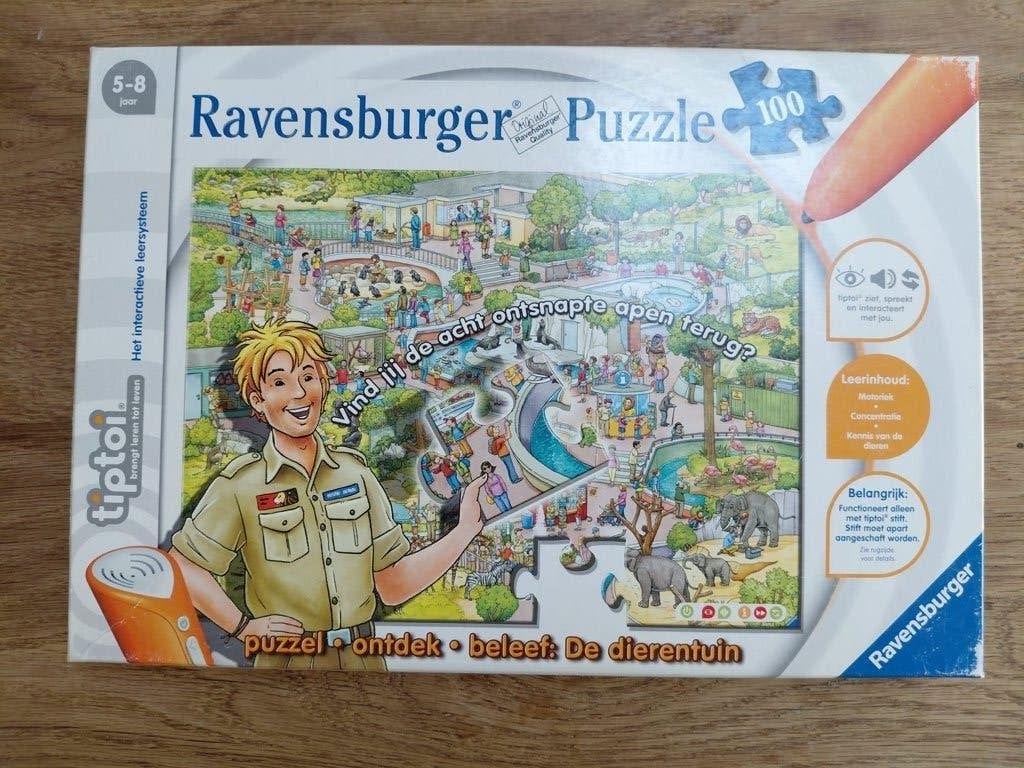 Tip toi puzzel De Dierentuin, Kinderen en Baby's, Speelgoed | Educatief en Creatief, Ophalen, Gebruikt, Puzzelen