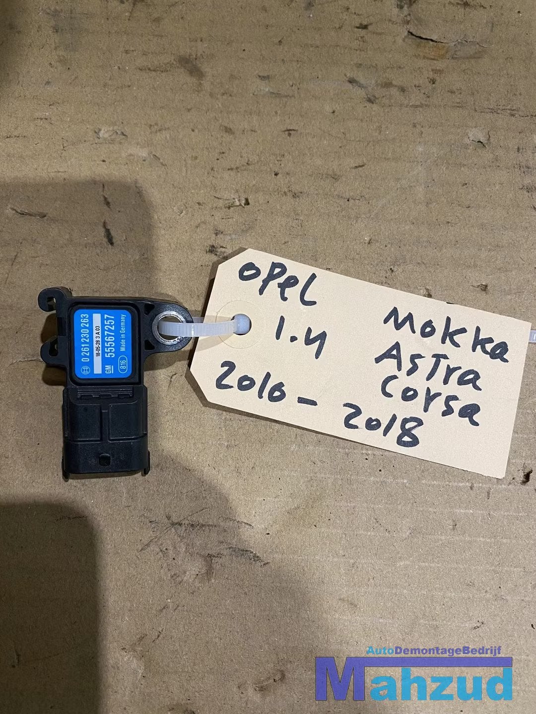 OPEL MOKKA 1.4 TURBO B14NET MAP sensor 0261230263, Opel Automobile GmbH, Opel, Bahnhofsplatz 1
65423  Russelsheim am Main, DE