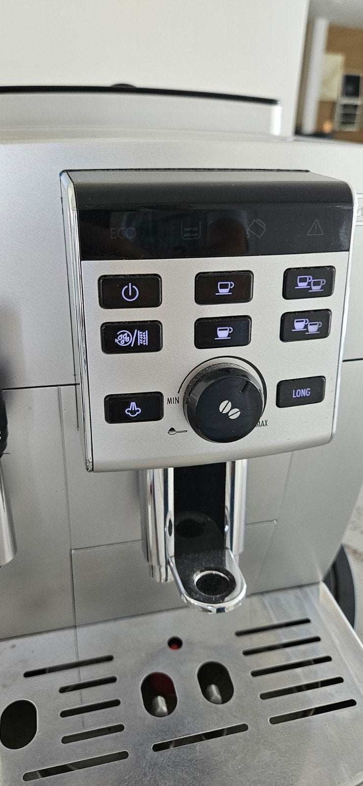 Delonghi koffiemachine met verse bonen + Garantie, 10 kopjes of meer, Koffiemachine, Ophalen of Verzenden, Zo goed als nieuw